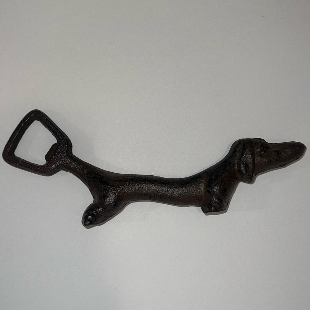 Cast Iron Dachshund Bottle Opener